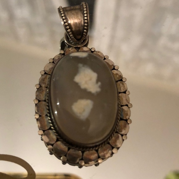 Sterling silver 925 agate pendant - Picture 5 of 5